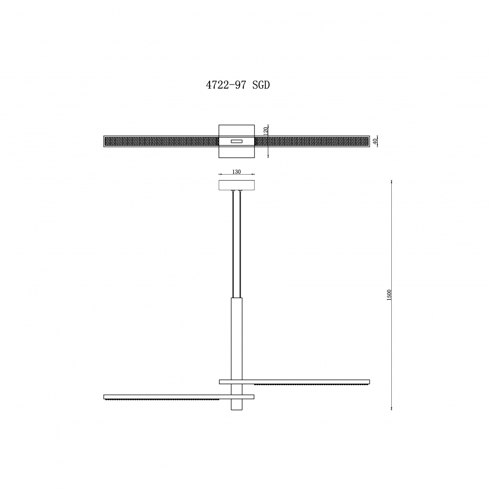 Подвесной светильник iLedex Vision 4722-97 SGD
