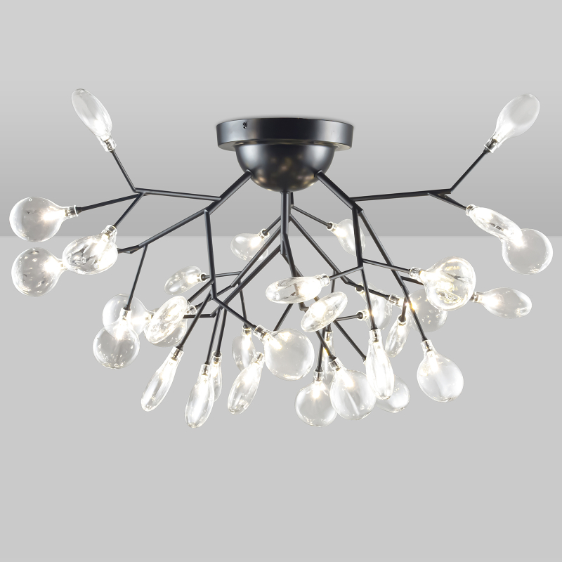 Потолочная люстра Natali Kovaltseva GRACE 75126/36С BLACK