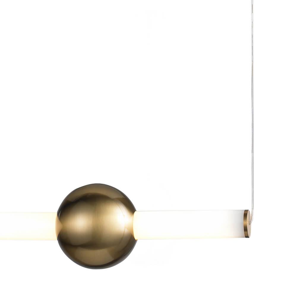 Подвесной светодиодный светильник Lumien Hall Greniya LH8023/1PD-GD-WT