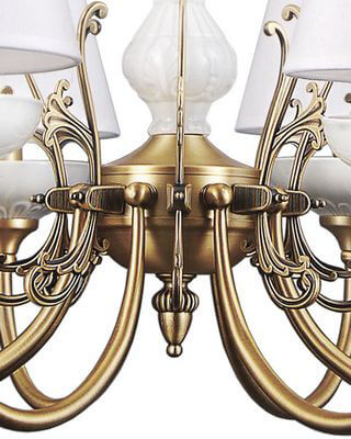 Подвесная люстра Lumien Hall Лива 1025/8H-AB-WT