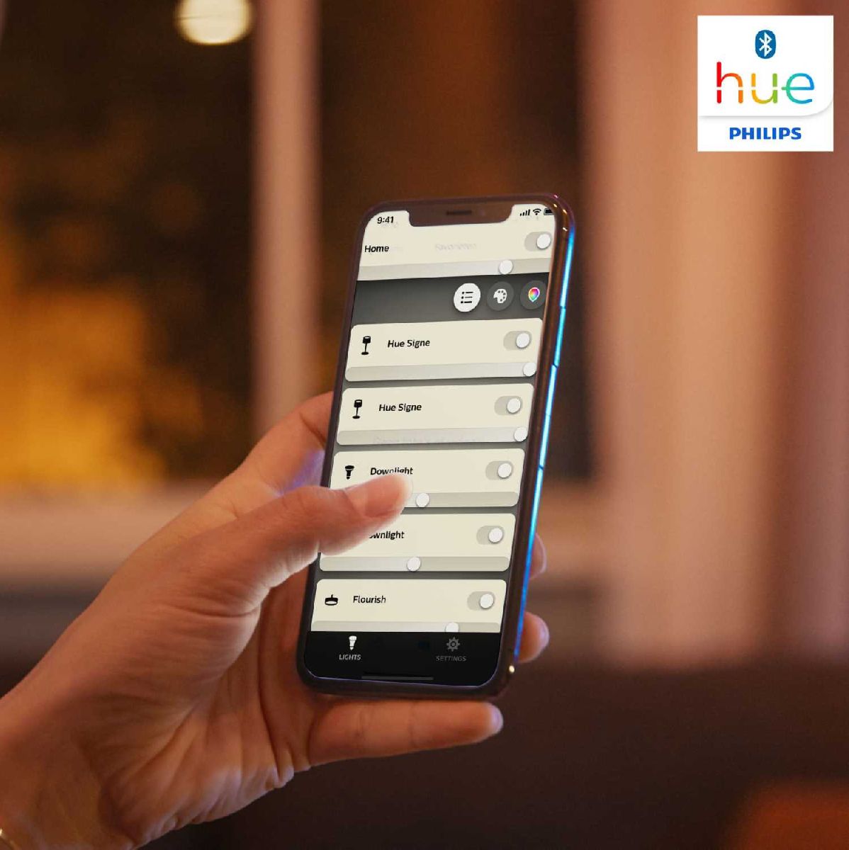 Умная светодиодная лампа Philips Hue White E27 15,5W 2700K 929002334903