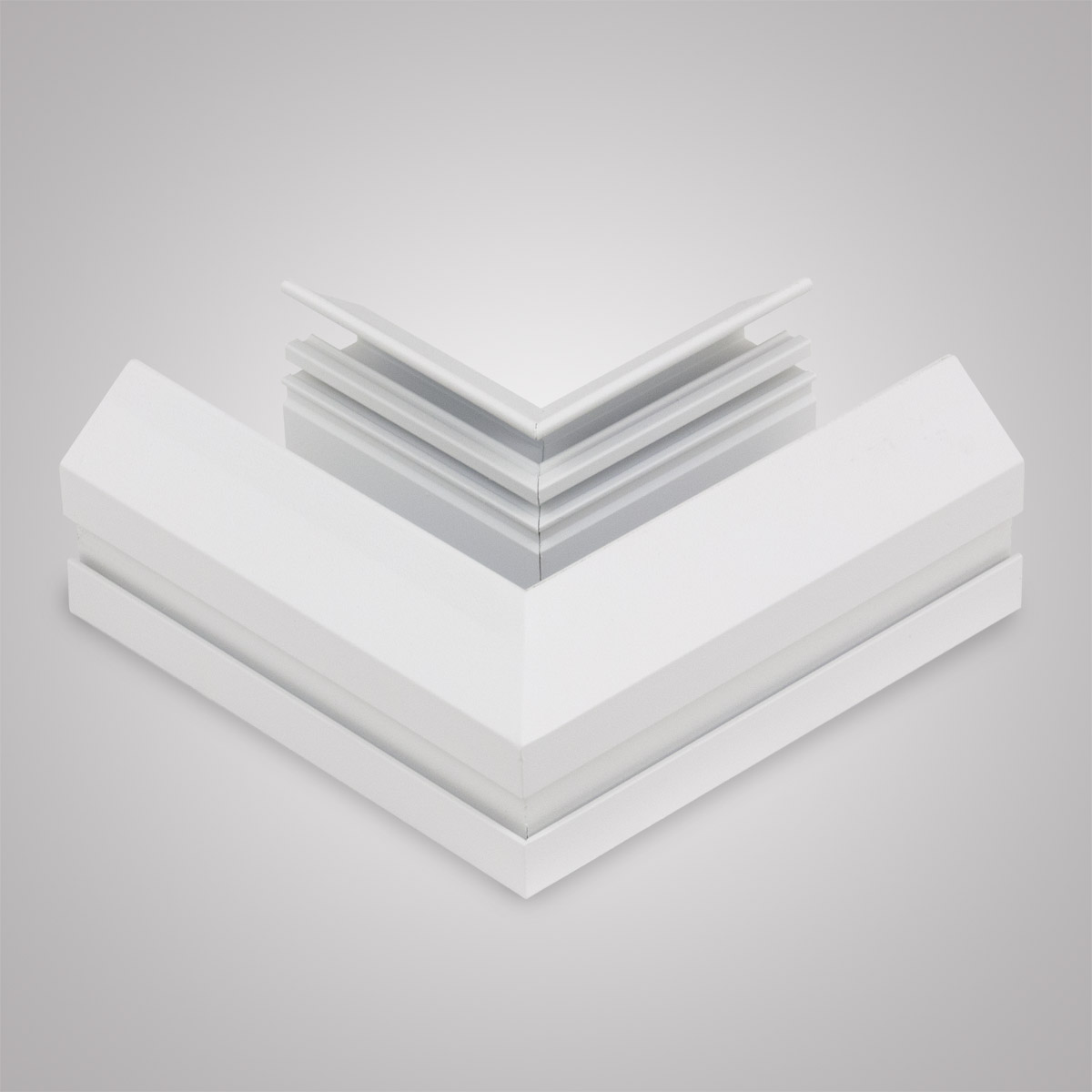 Угловой соединитель с закладным профилем AM Group AM540 WH SMART