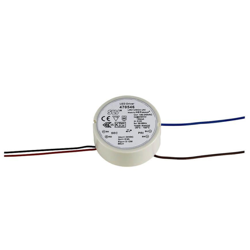 Блок питания SLV 24V 12W IP20 0,5A 470546