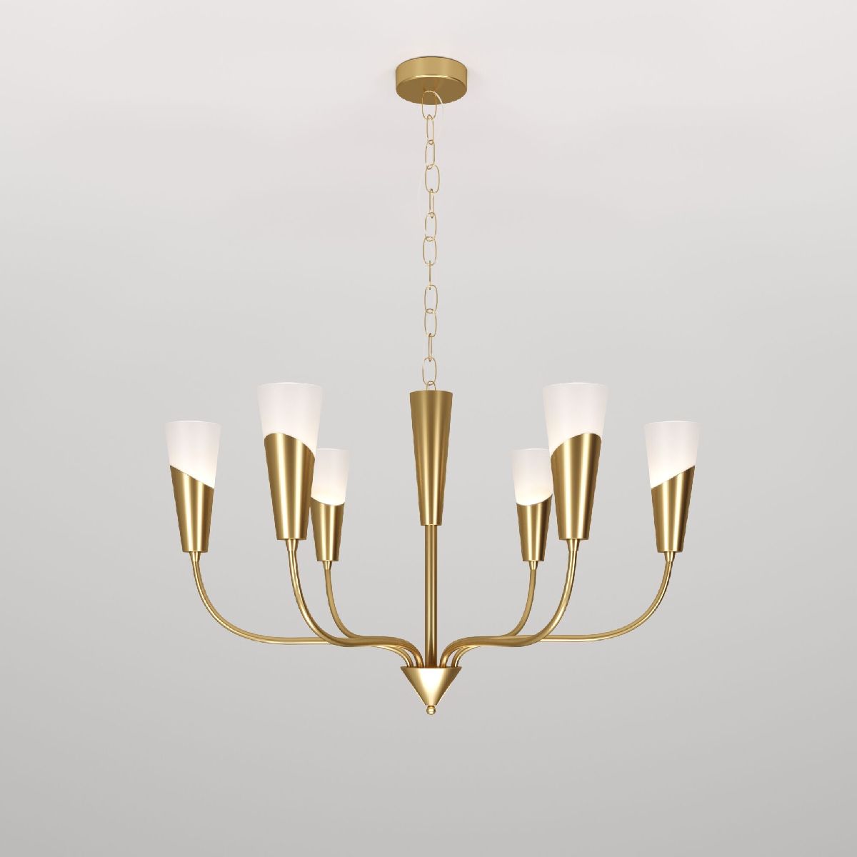 Подвесная люстра Eurosvet 60167/6 латунь Smart a068279