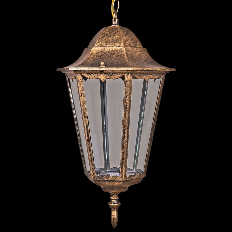 Уличный подвесной светильник Reluce 08020-0.3-001H BKG