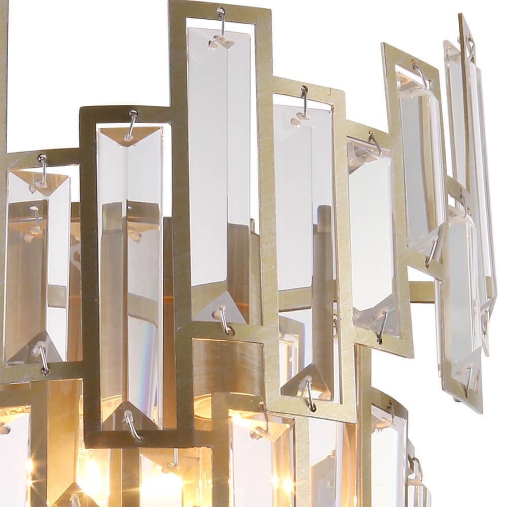 Настенный светильник Lumien Hall Кароль 0003/2W-SRGD-CL