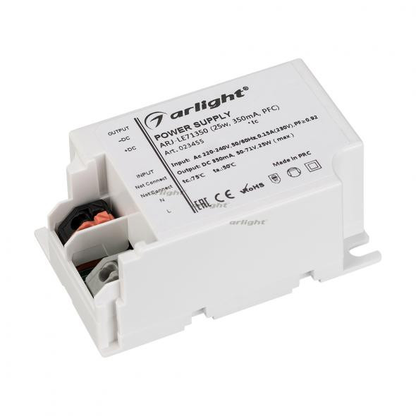 Блок питания Arlight ARJ-LE71350 (25W, 350mA, PFC) 023455