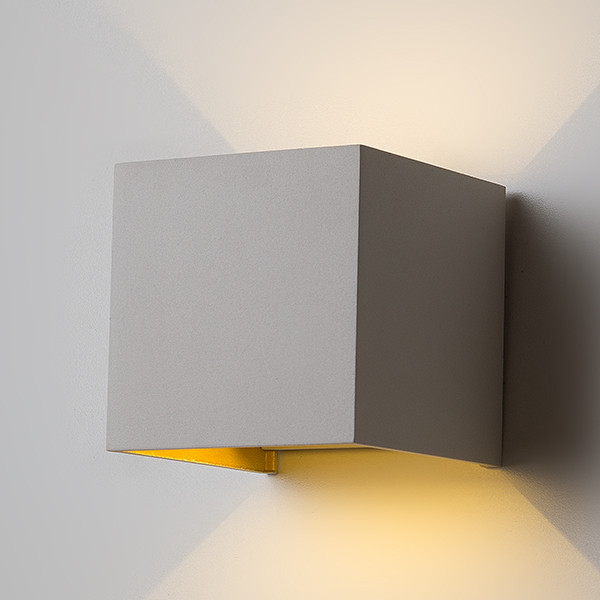 Уличный настенный светильник Ledron BCS-WL2027 White -Gold 00000013630