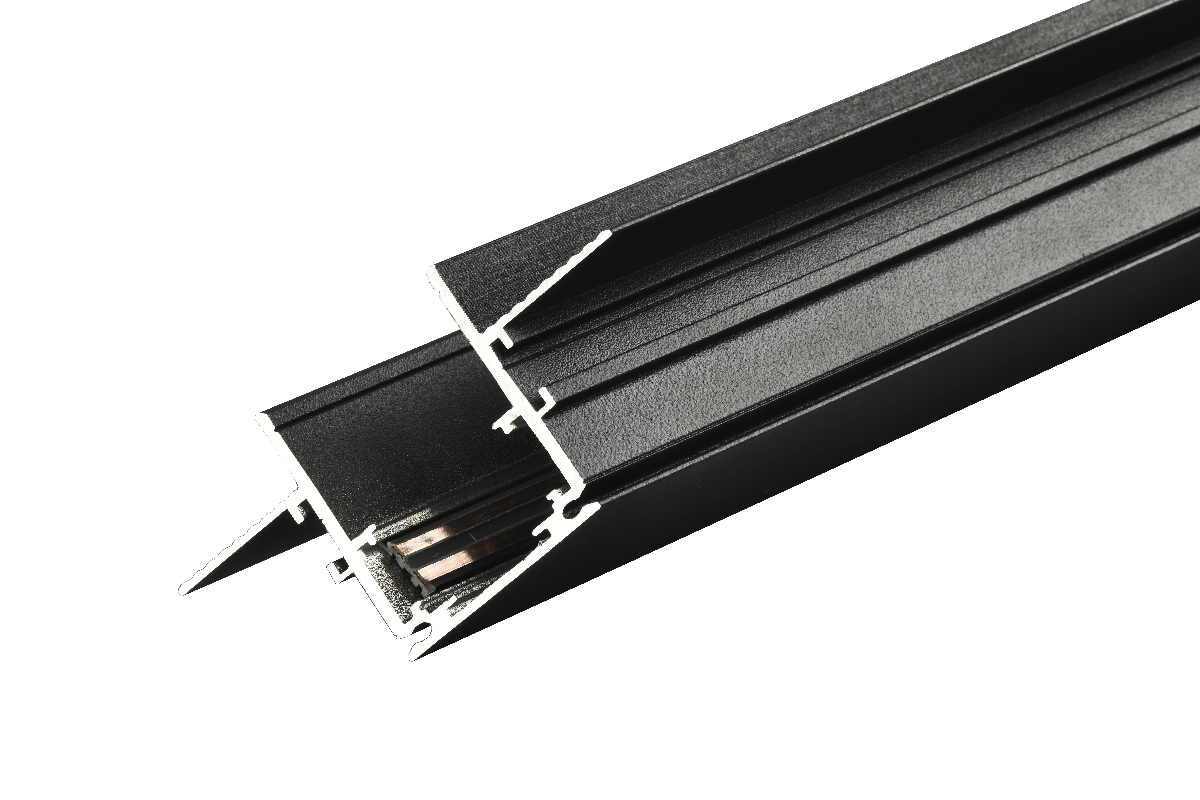 Шинопровод магнитный встраиваемый iLedex Vision 4822-65/48-2000-BK