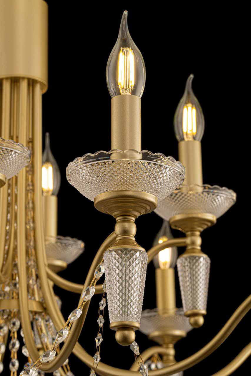 Подвесная люстра Freya Zoe FR2009PL-12G в Москве