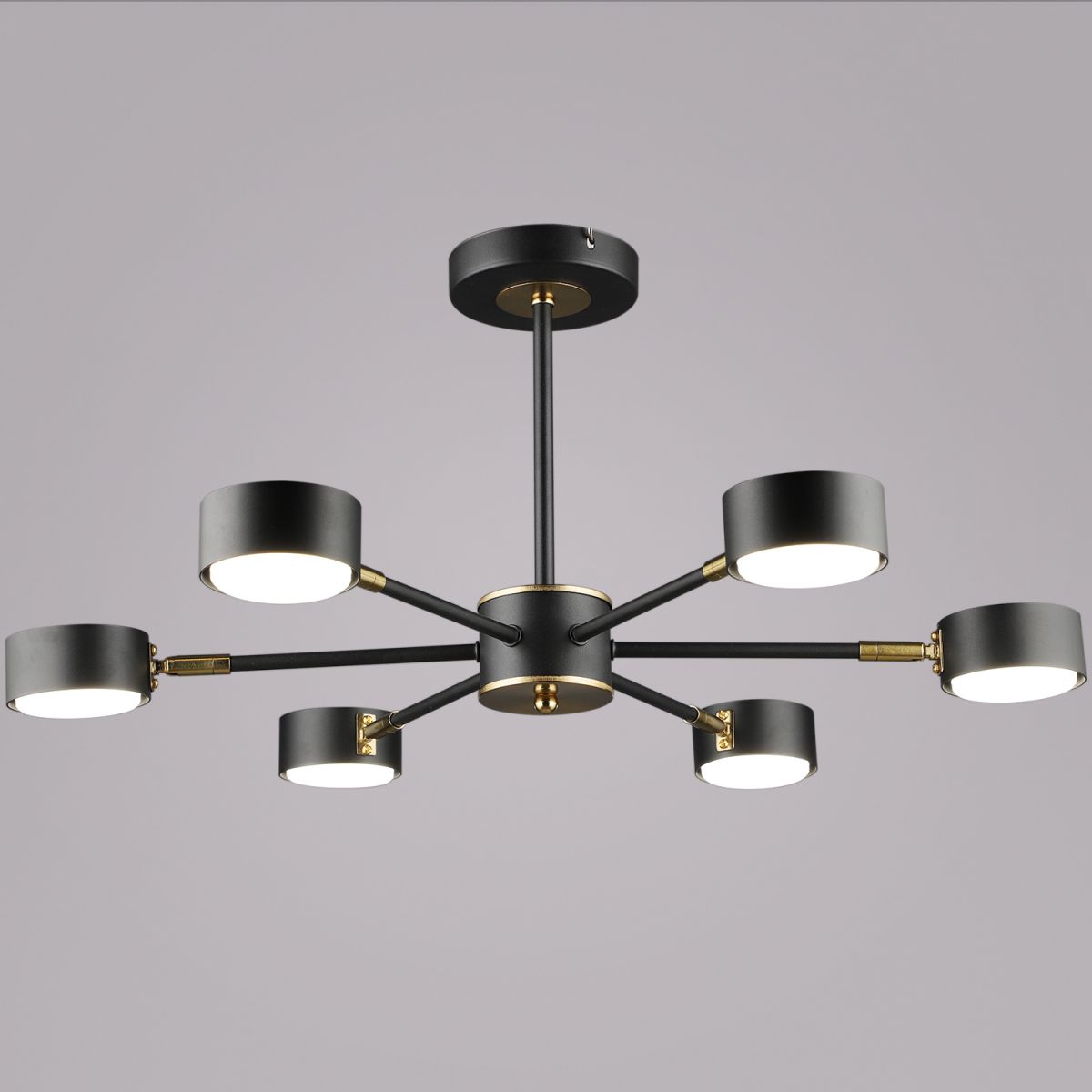 Люстра на штанге Reluce 06660-0.3-06 BK+COP GX53