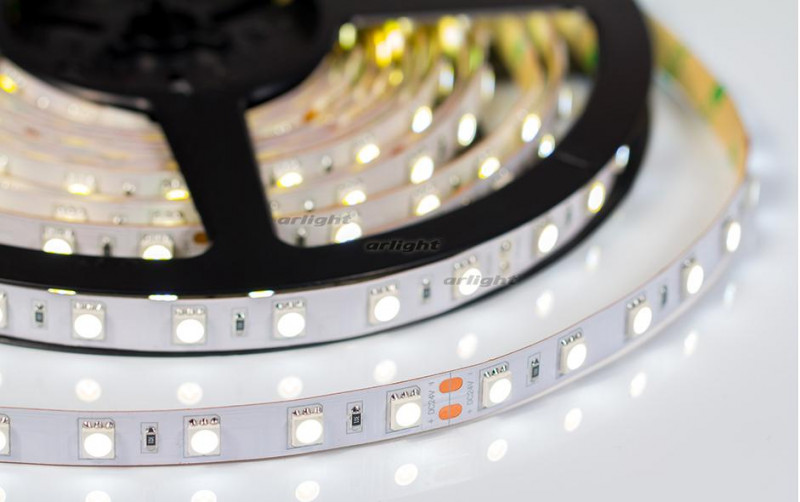 Светодиодная лента Arlight RTW 2-5000NC 24V White6000 2x (5060, 300 LED, LUX) 014963