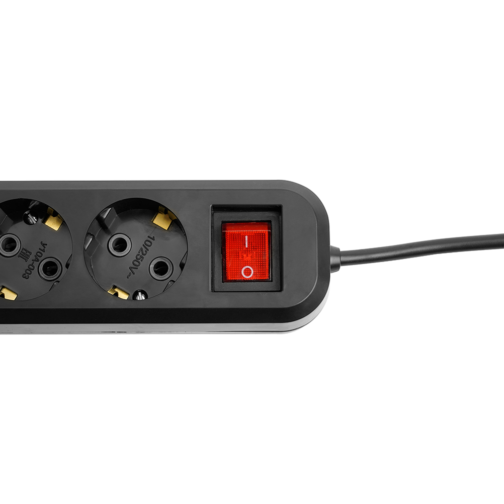 Удлинитель 3-местный с/з с выключателем Stekker Home HM03-31-02 50421