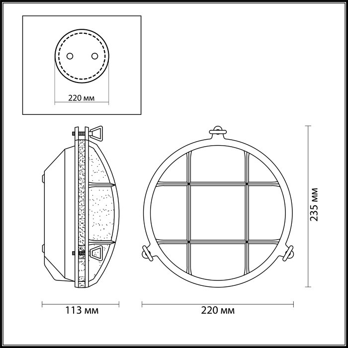 Настенный светильник Odeon Light Lofi 4129/1W