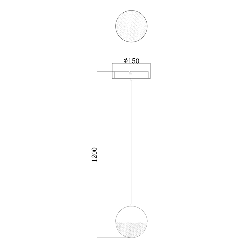 Подвесной светильник Zumaline CHELAN PL180414-1