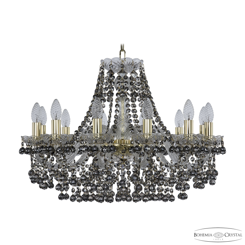 Подвесная люстра Bohemia Ivele Crystal 1409/12/240 G R731