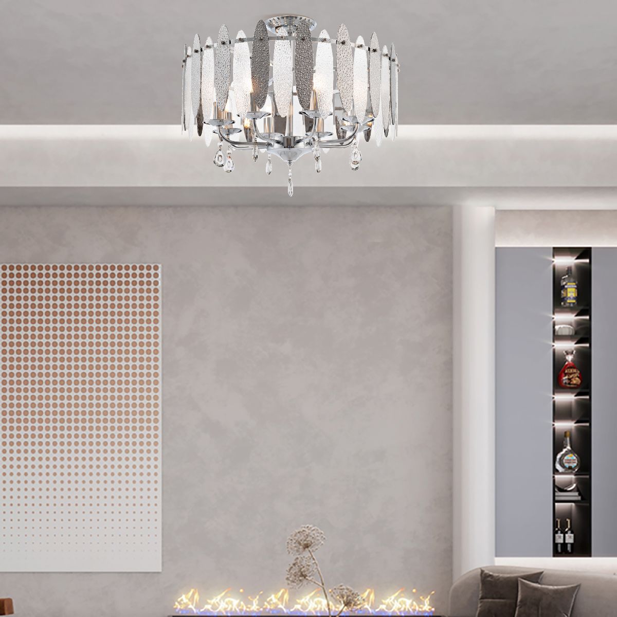 Потолочная люстра Arte Milano Sorrento 374309/8/80/570 CR