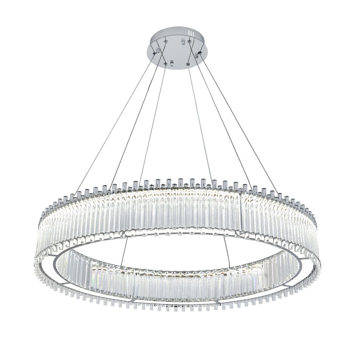Подвесная люстра Indigo Grado 12056/B/1P Chrome V000196L