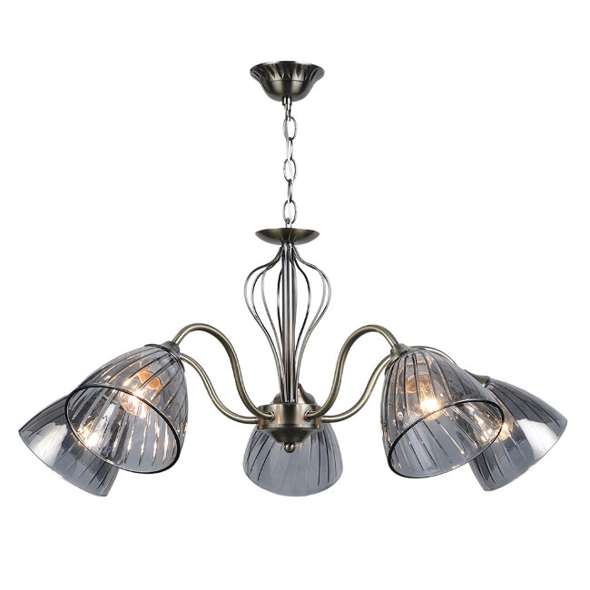 Подвесная люстра Wedo Light Savena WD3625/5H-AB-SMK