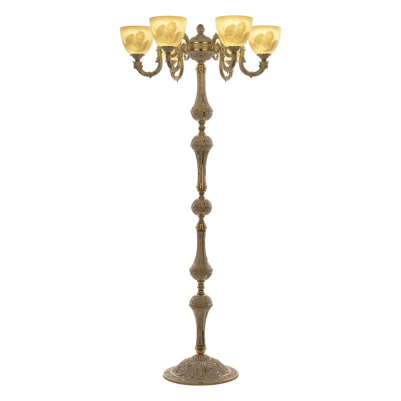 Торшер Bohemia Ivele Crystal Verona 72003T/6/175 GW P1 U Angel