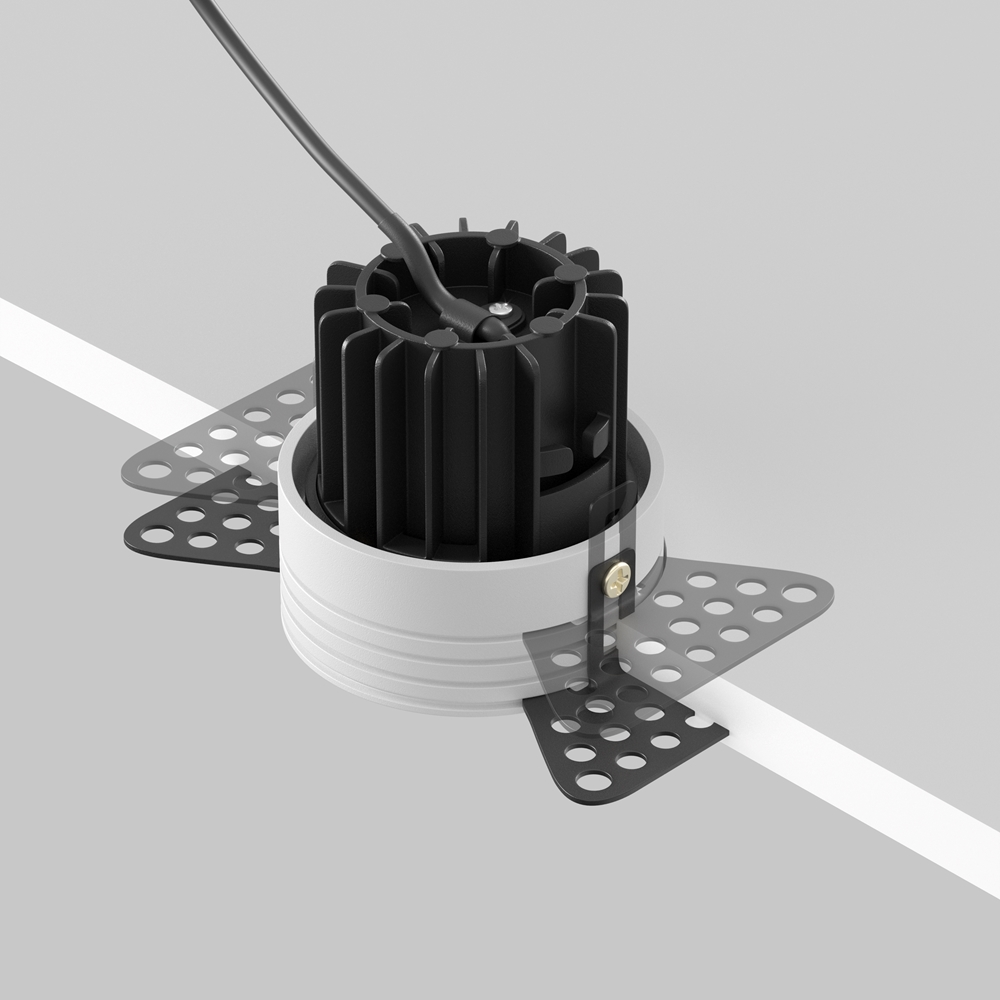 Встраиваемый светильник Maytoni Technical Downlight Round DL058-7W3K-TRS-B