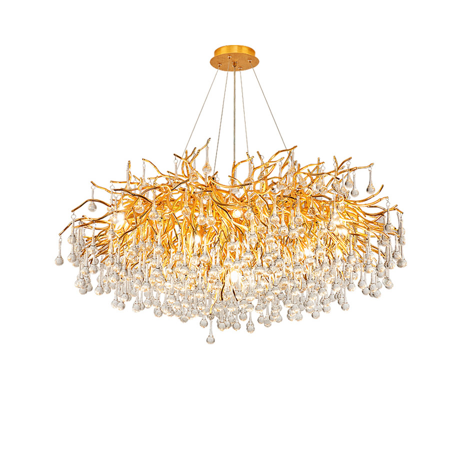 Подвесная люстра ImperiumLoft Droplet Chandelier Circle 213701-22