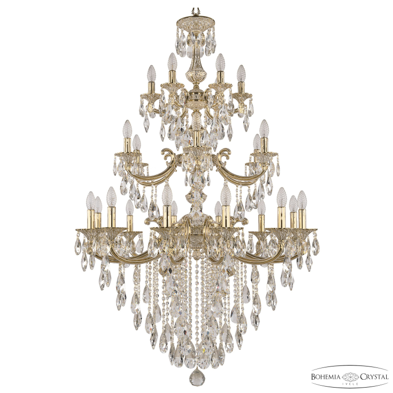 Подвесная люстра Bohemia Ivele Crystal Verona 72108/12+6+6/300/3d B GW