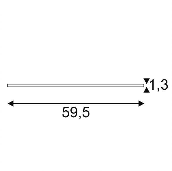 Встраиваемый светодиодный светильник (UL-00003089) Uniel ULP-3030-18W/NW Effective White