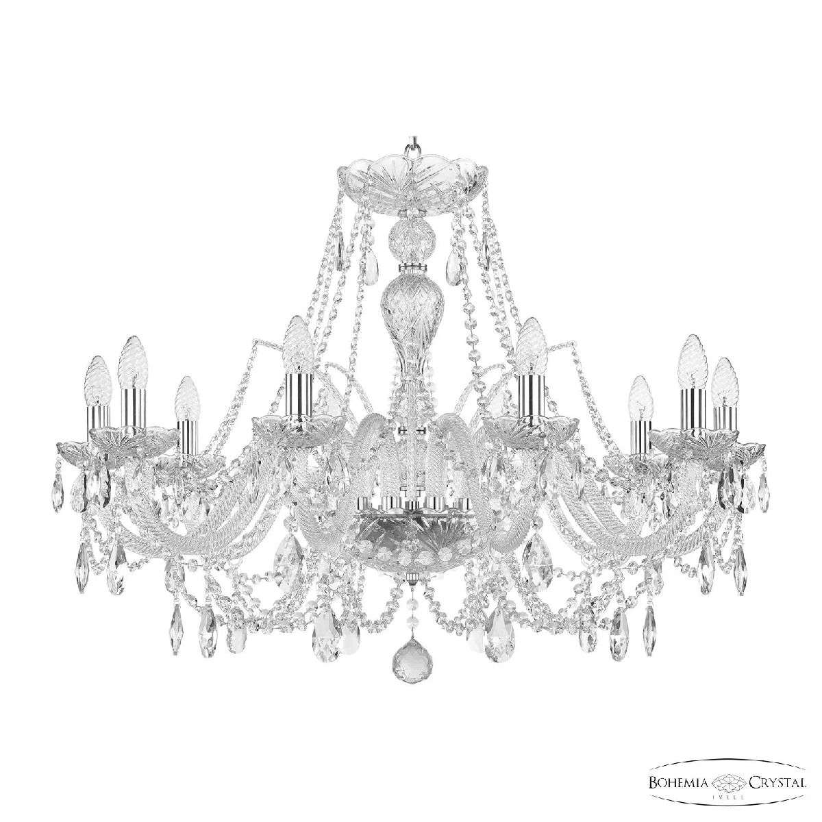 Подвесная люстра Bohemia Ivele Crystal 105/10/300 Ni