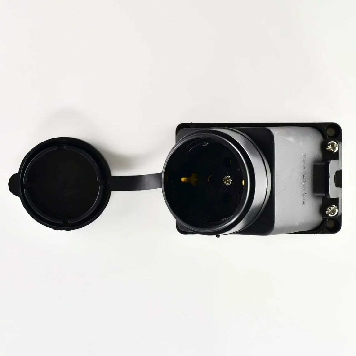 Розетка наружная с заглушкой Lezard Каучук 106-0400-0104/104