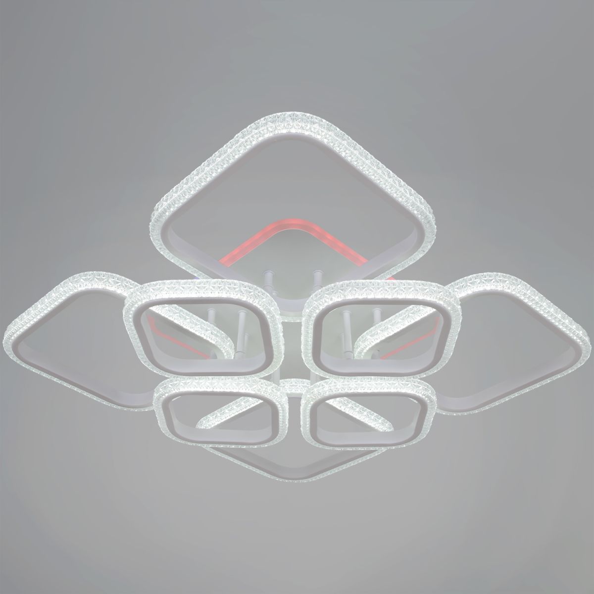 Потолочная люстра Reluce 06335-0.3-4+4A WH (RGB)