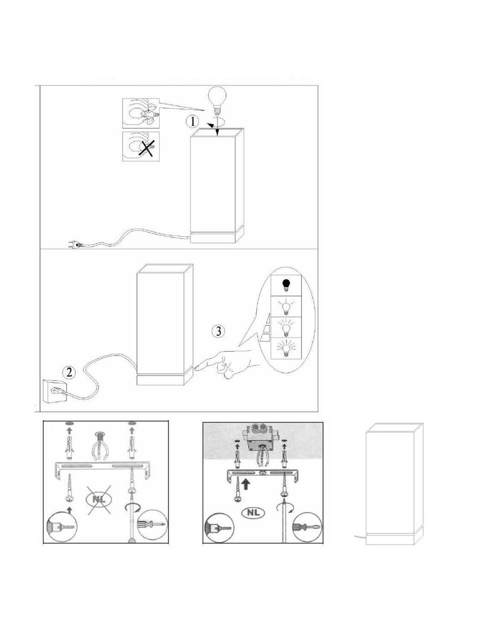 Настольная лампа Lucide Colour -Touch 71529/01/85