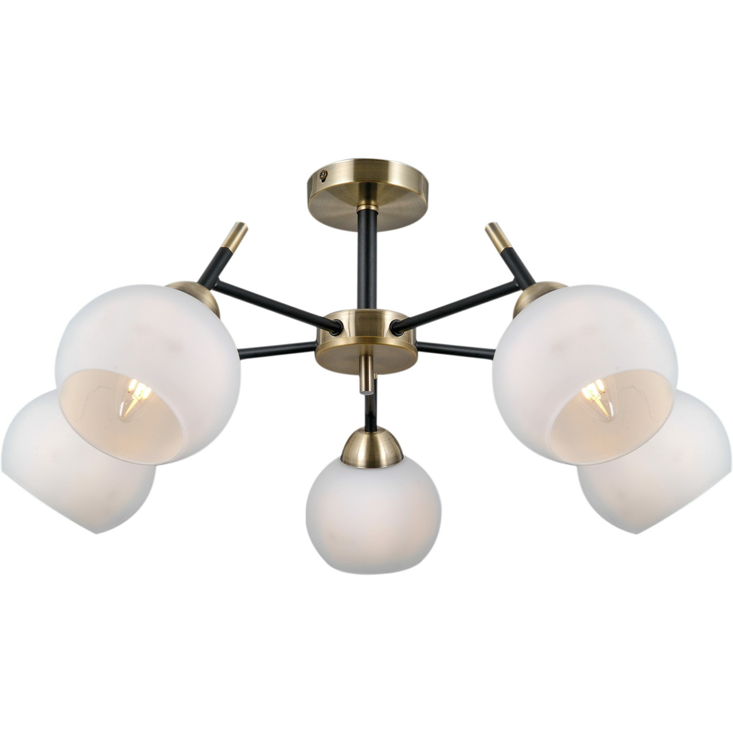 Люстра на штанге Illumico IL0375-5CBSQ-79 BK WT