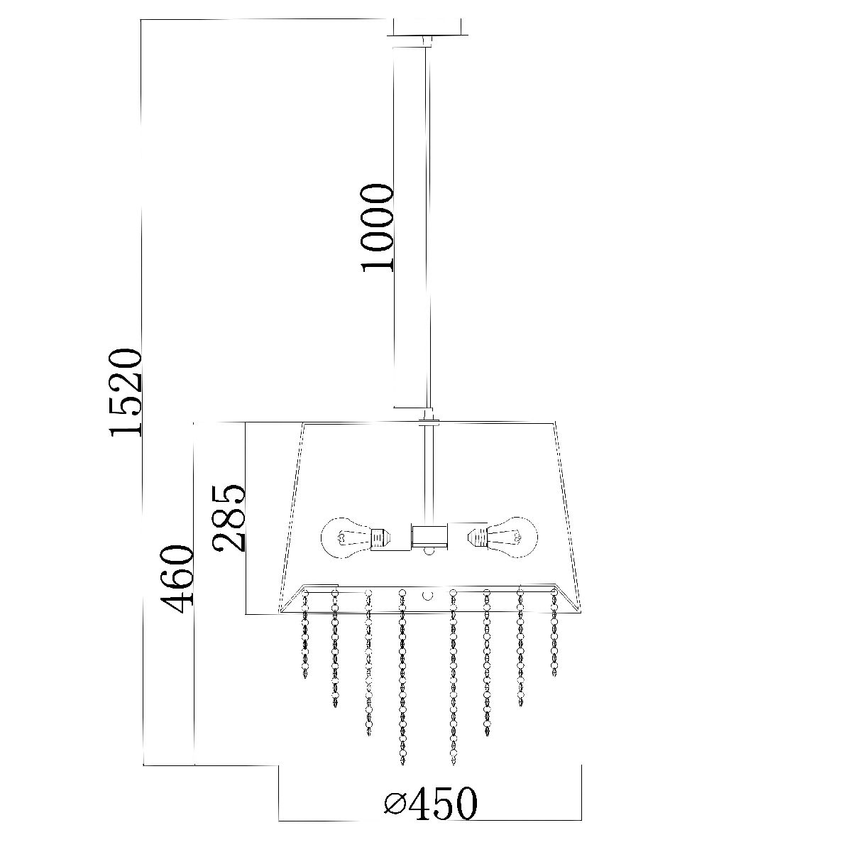 Подвесной светильник Escada Charm 652/3S White