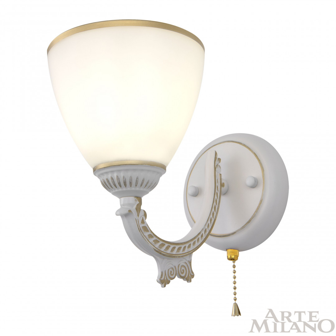 Бра Arte Milano 342837/1W WT+G