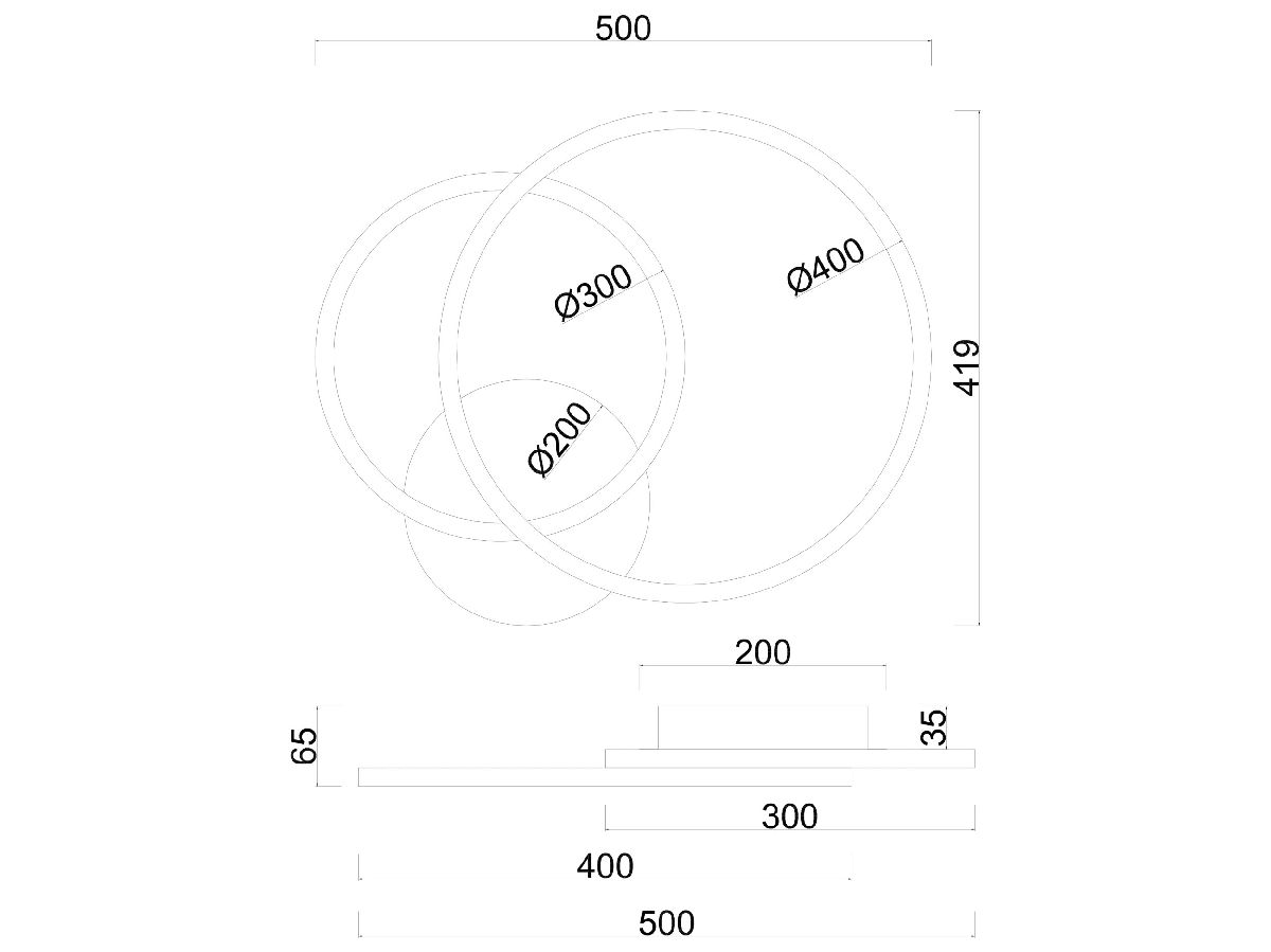 Потолочная люстра Arte Lamp Sierra A2211PL-2WH