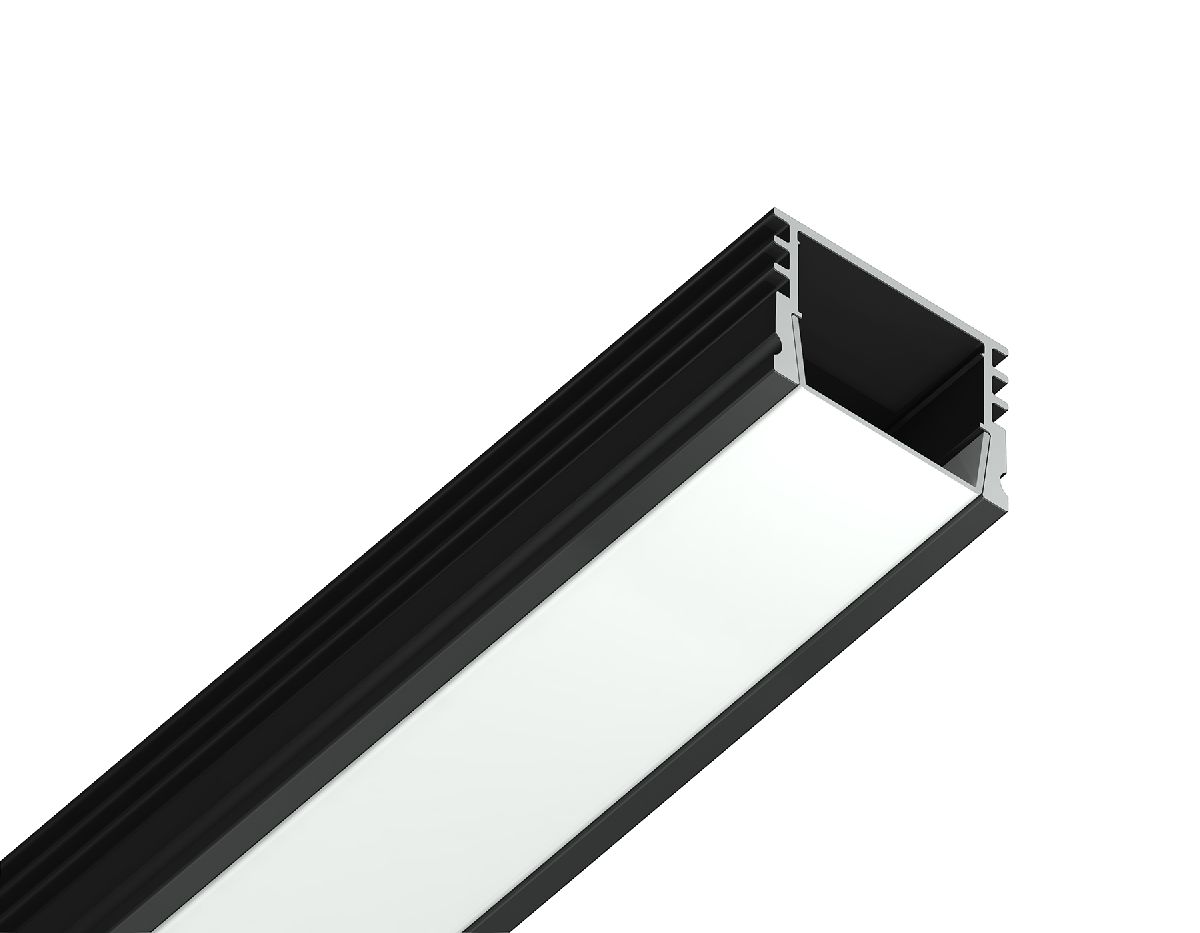 Алюминиевый накладной профиль Ambrella Light Alum Profile GP1750BK