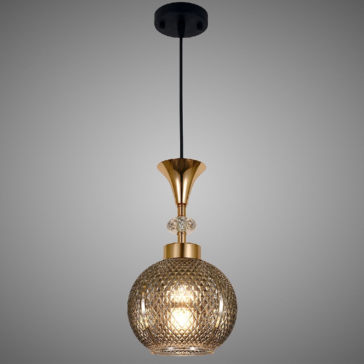 Подвесной светильник Reluce 02001-0.9-01 SMOKE