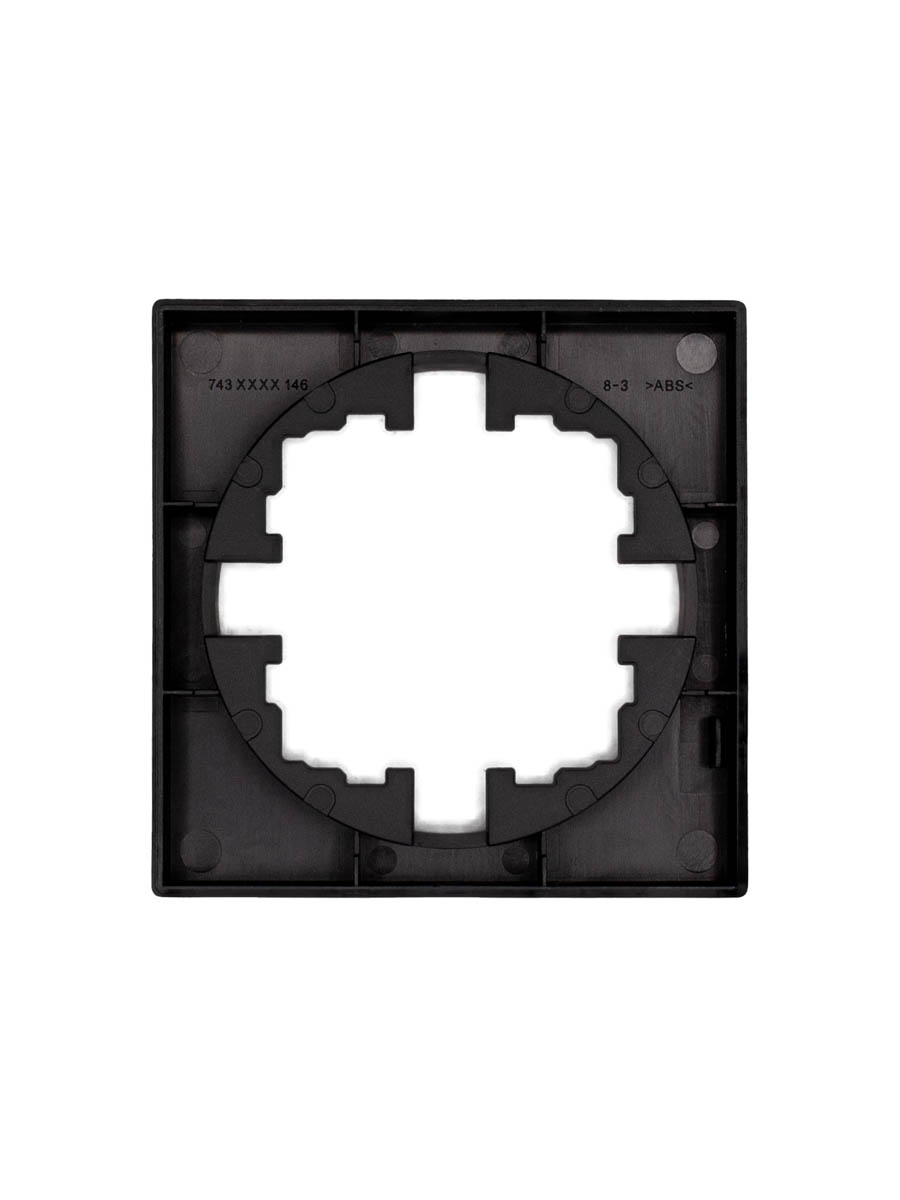 Рамка 1-ая б/вст чёрный бархат Lezard Osen 743-4200-146