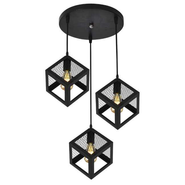 Подвесной светильник Seven Fires Biern SF4039/3P-BK