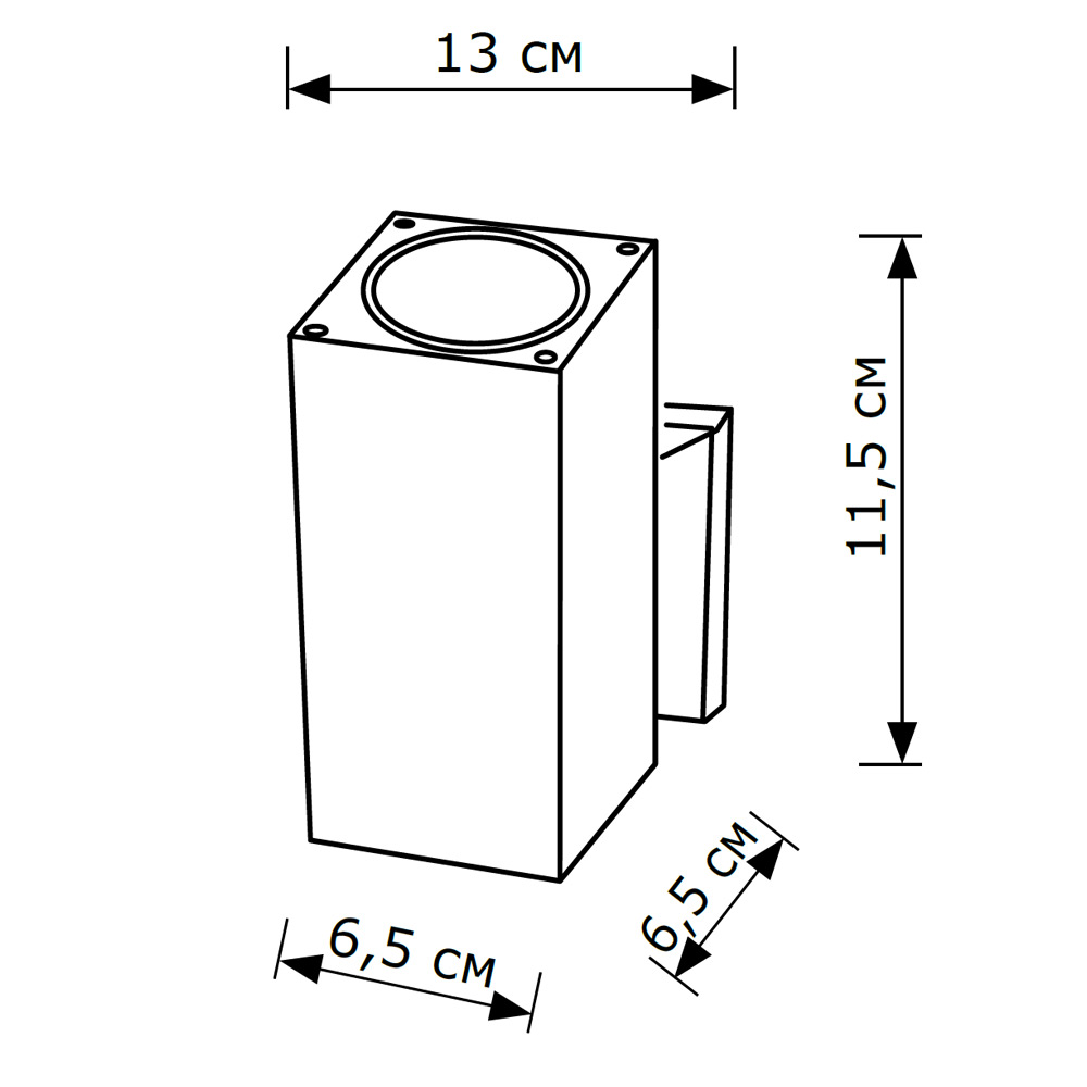 Фасадный светильник LightHall Torreens LH062006