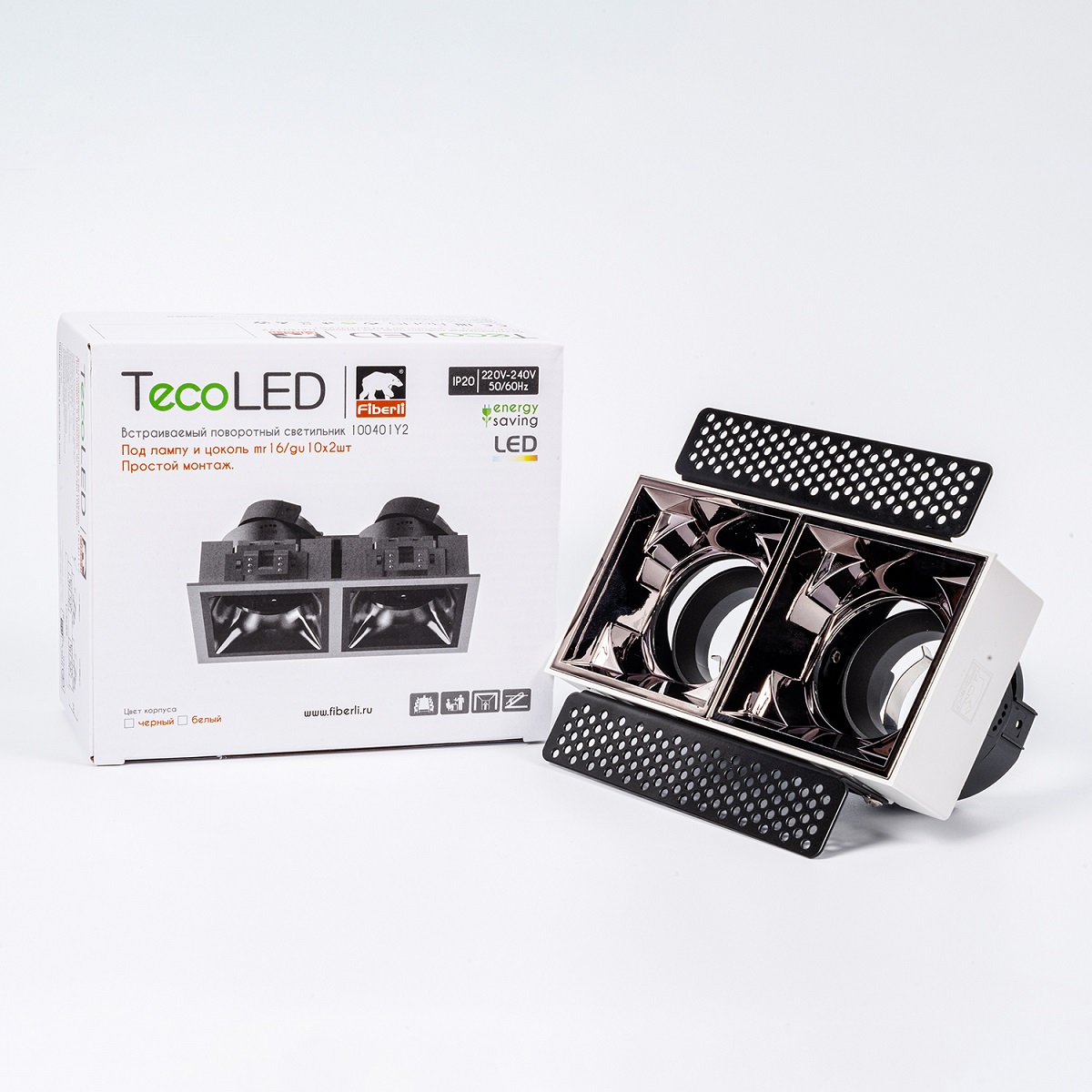 Корпус встраиваемого светильника Fiberli 100401T2 12170102