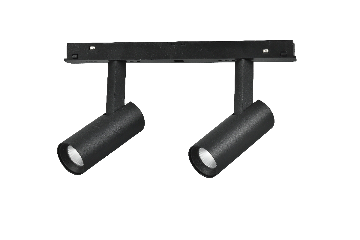 Трековый магнитный светильник iLedex Vision 4822-005-D34-16W-40DG-3000K-BK