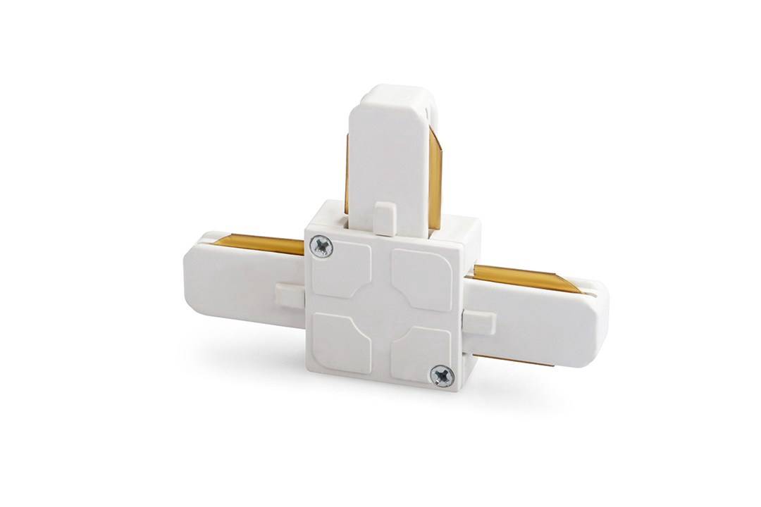 T-коннектор для однофазного накладного трека SWG KXZ-WH-T 000844
