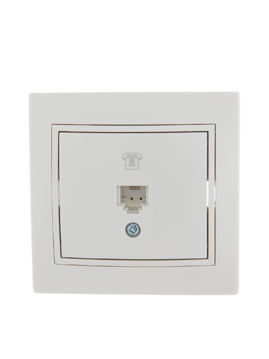 Розетка телефонная евро Lezard Mira 701-0202-137