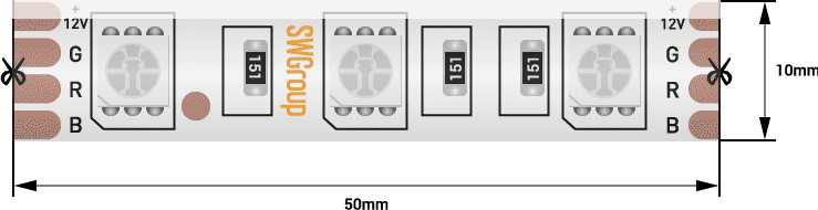 Светодиодная лента SWG SWG560-12-14.4-RGB-65 000054