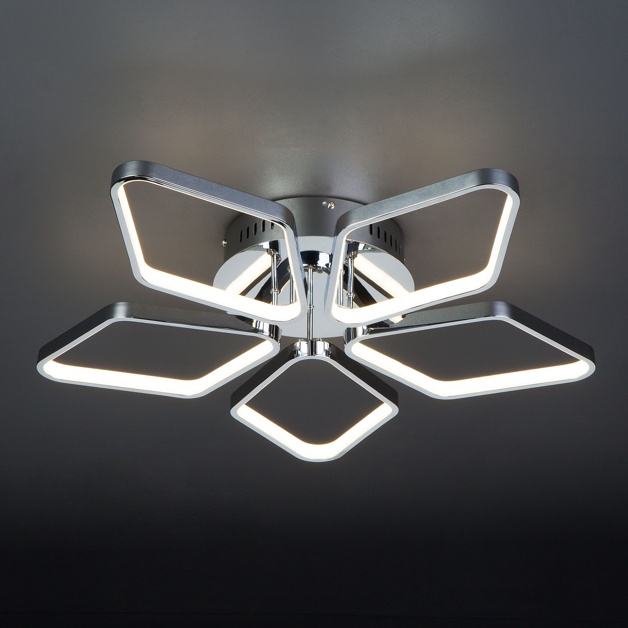 Потолочный светодиодный светильник Eurosvet Kalifea 90081/5 хром