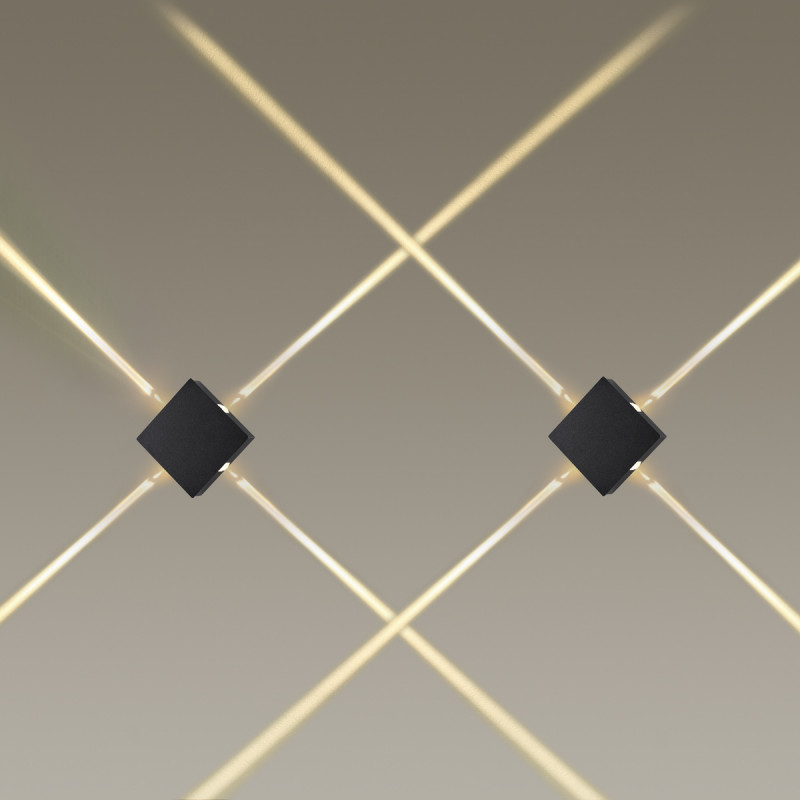 Настенный светильник черный Odeon Light 4259/8WL