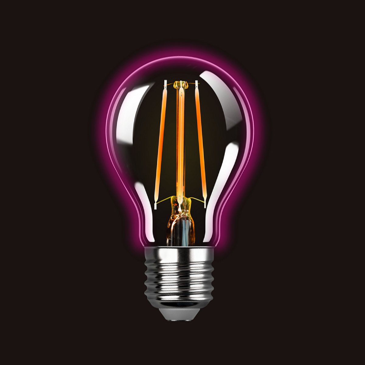 Лампа для роста растений Rev E27 7W синий/красный груша 32416 4