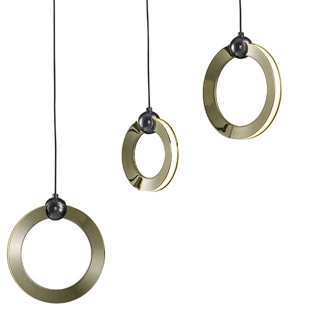 Подвесной светильник Lumien Hall Livin LH8028/5P-BK-SGD-PBK